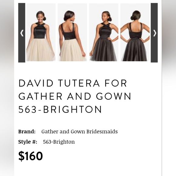 πHost Pickπ Gather & Gown Tuxedo Style Bridesmaid Gown - Picture 12 of 12